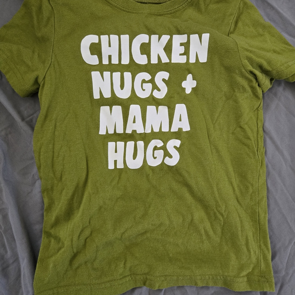 Okie Dokie Olive Green Kids Graphic Tee